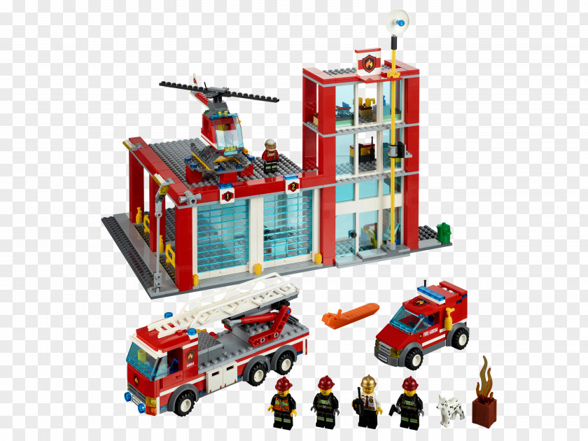 Fireman Lego City Amazon.com Toy Fire Station PNG