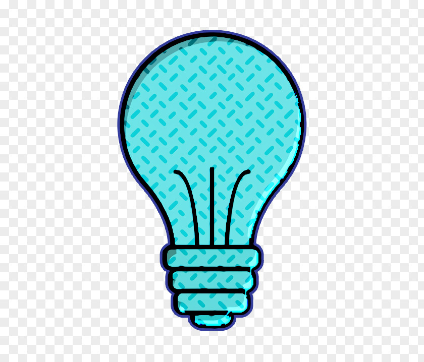 Light Bulb Aqua Cartoon PNG