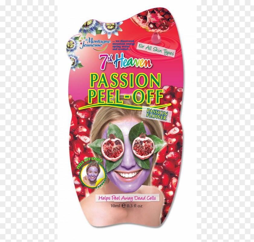 Mask Facial Skin Face Montagne Jeunesse Passion Peel Off PNG