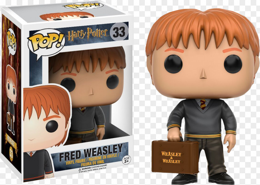 Pop Vinyl Funko Harry Potter Fred Weasley Figure Ginny Movies Action PNG