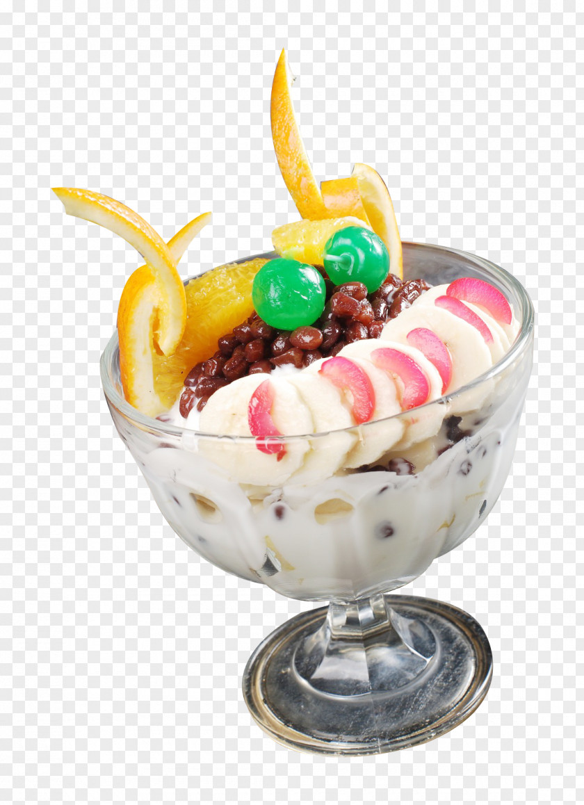 Red Bean Oranges Yogurt Drink Smoothie Sundae Milk Frozen PNG