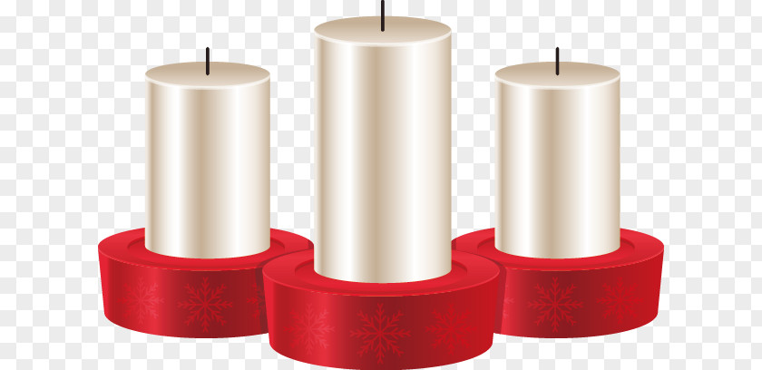 Vector Hand-painted Candles Candle Motif PNG