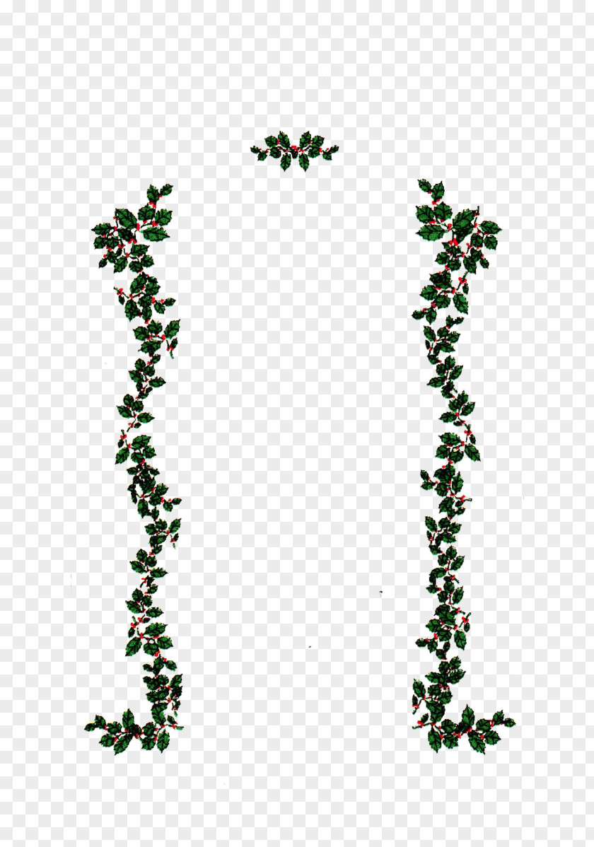 Vine Border Christmas Ornament Picture Frames Gift PNG
