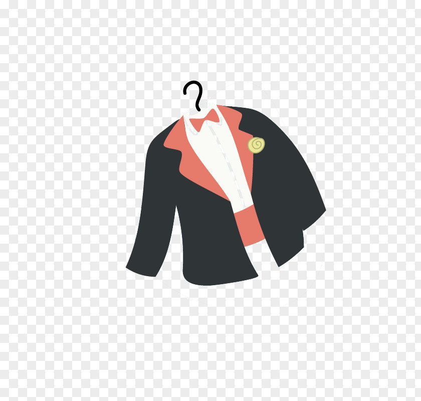 Free Black Suit Best Man To Pull The Material T-shirt Clothing PNG