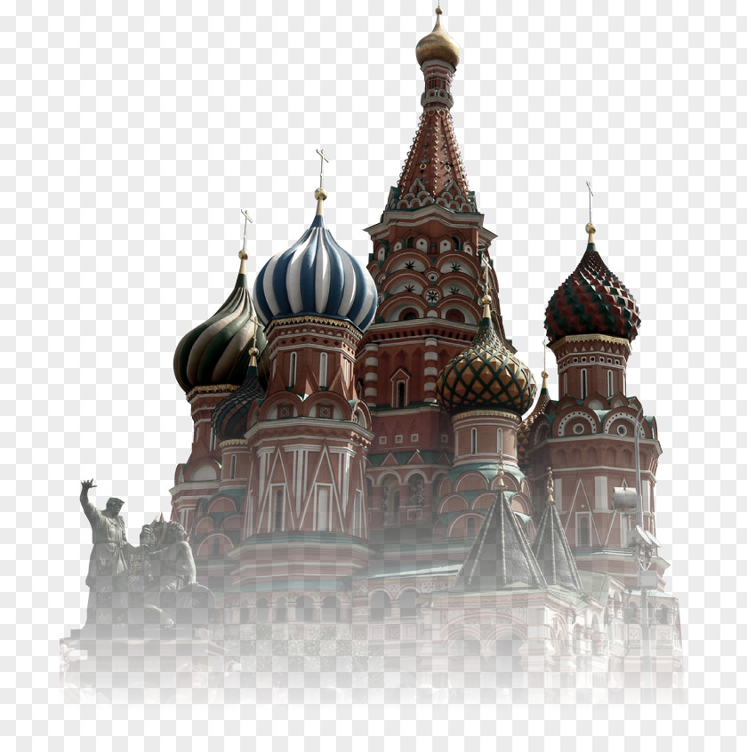 Kremlin Moscow Red Square Saint Basil's Cathedral Lenin's Mausoleum GUM PNG
