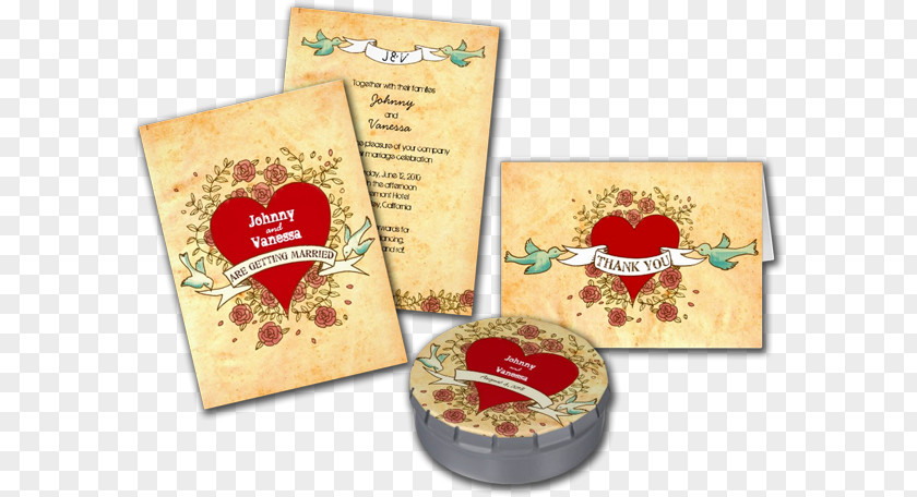 Personalized Roll Wedding Invitation Bird Böhmisches Herz Rock And Rose PNG