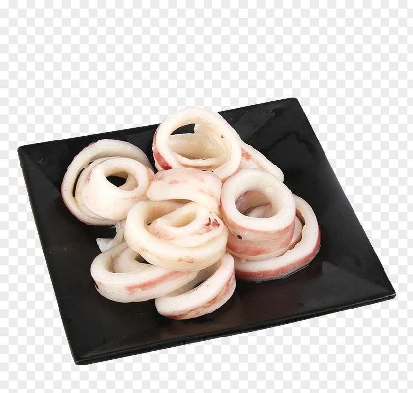 Frozen Squid Rings As Food Download PNG