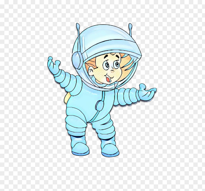 Smile Child Astronaut Cartoon PNG