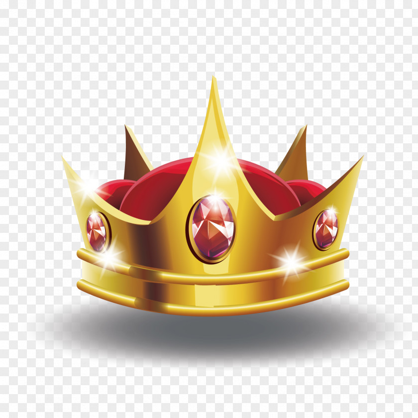 Vector Ruby Crown Euclidean Gemstone PNG