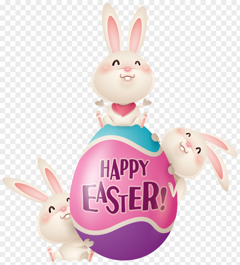 Bunny Easter Egg Clip Art PNG