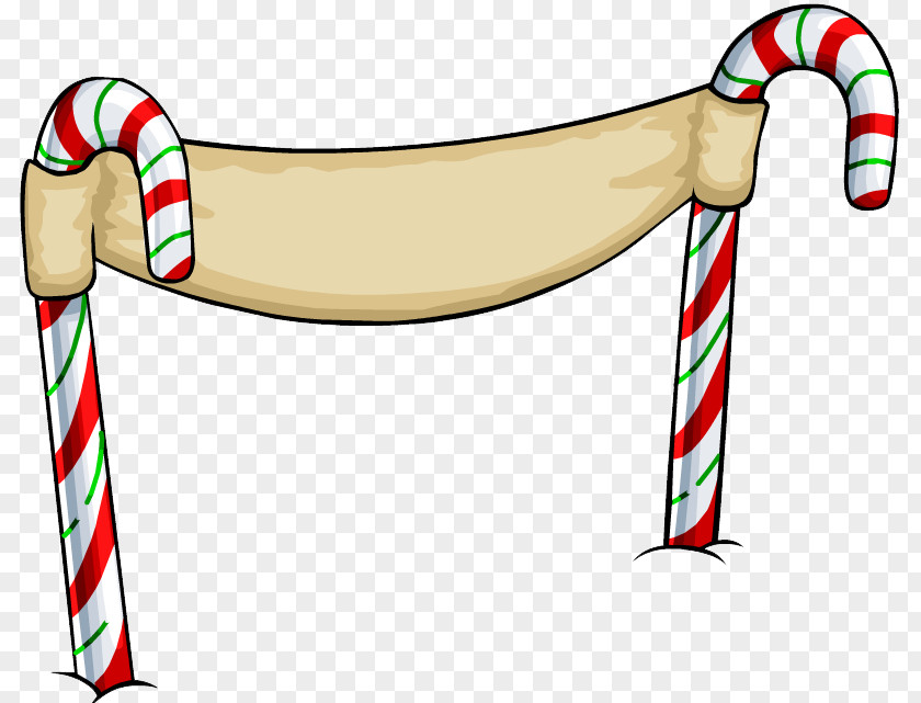 Christmas Candy Cane Party Gift Clip Art PNG