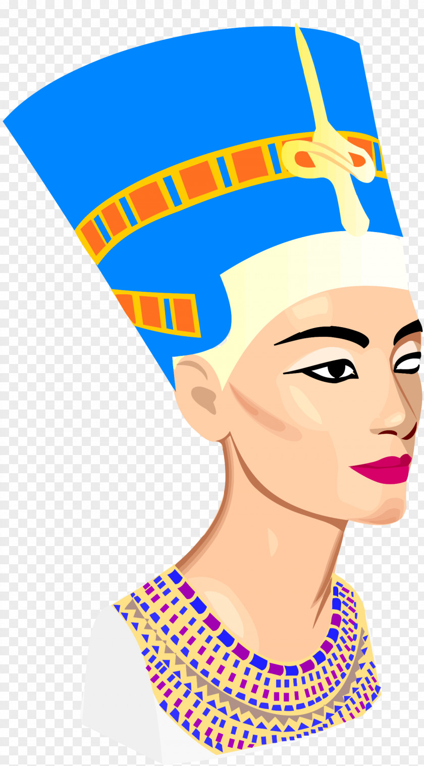 Pharaoh Ptolemy Nefertiti Bust Ancient Egypt Clip Art PNG
