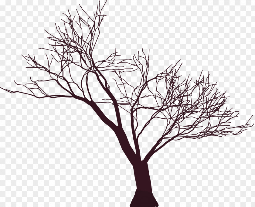 Headstone Tree Drawing Silhouette Poster PNG