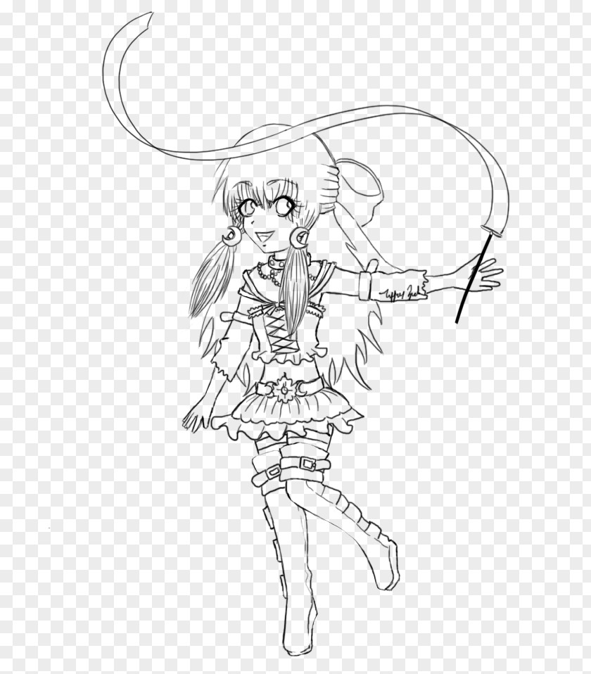 Kuran Line Art Inker Cartoon Sketch PNG