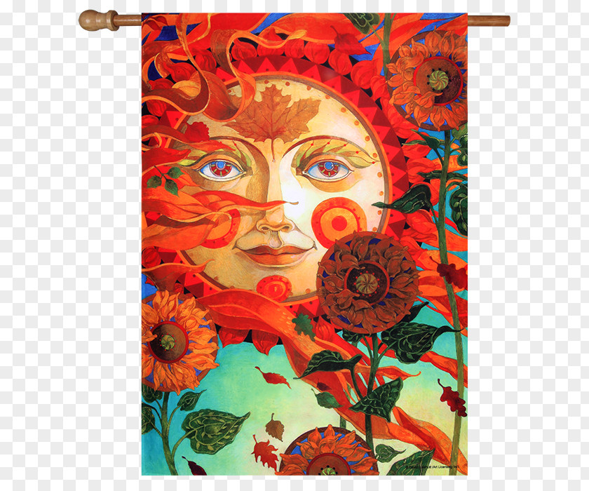 Painting Canvas Print Art Floral Design PNG