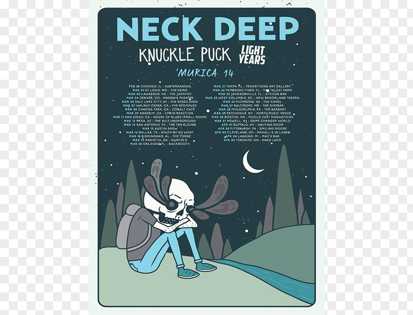 Punk Concert Neck Deep Knuckle Puck Pop Rock Split PNG