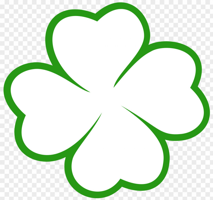 Saint Patrick's Day Four-leaf Clover PNG