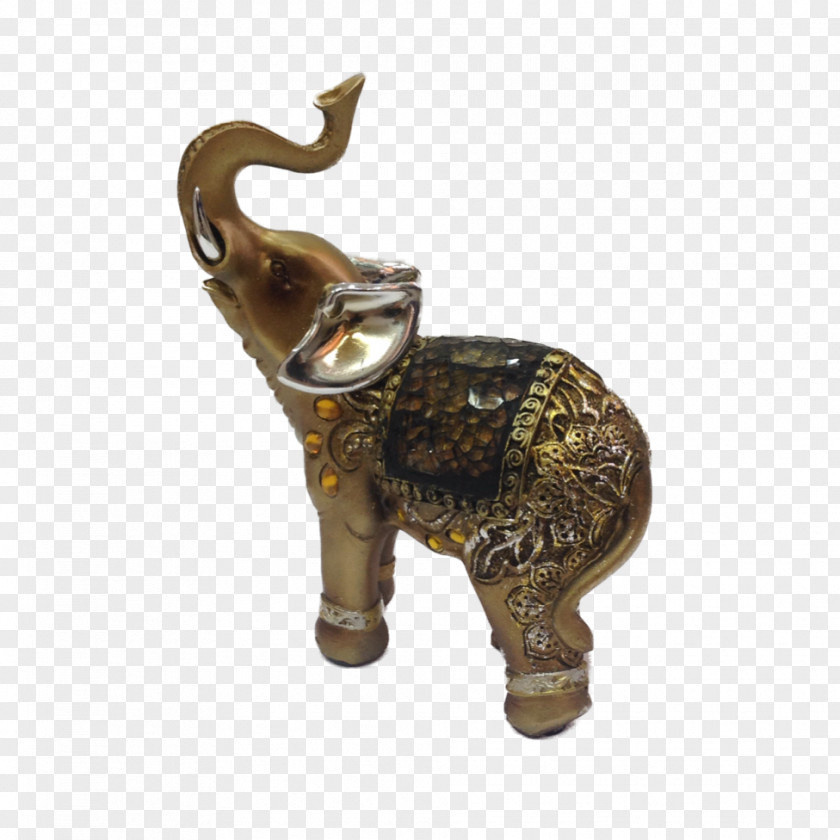 Simbirsky Souvenir Figurine Bronze Sculpture African Elephant PNG