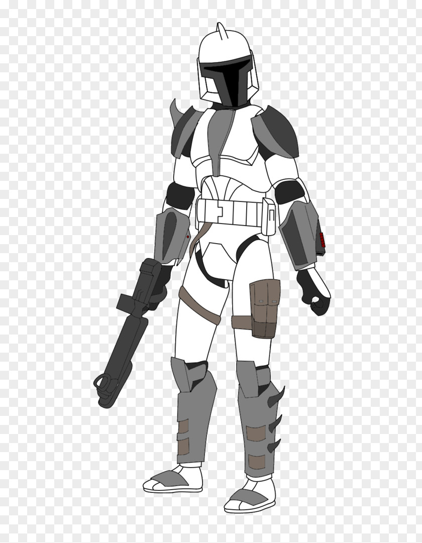 Clone Trooper Drawings Art Mandalorian Star Wars Costume Design PNG