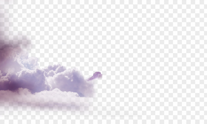 Floating Clouds Purple Sky Pattern PNG