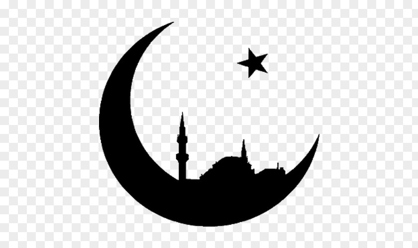 Moon And StarBlack Transparent.Others Islam PNG