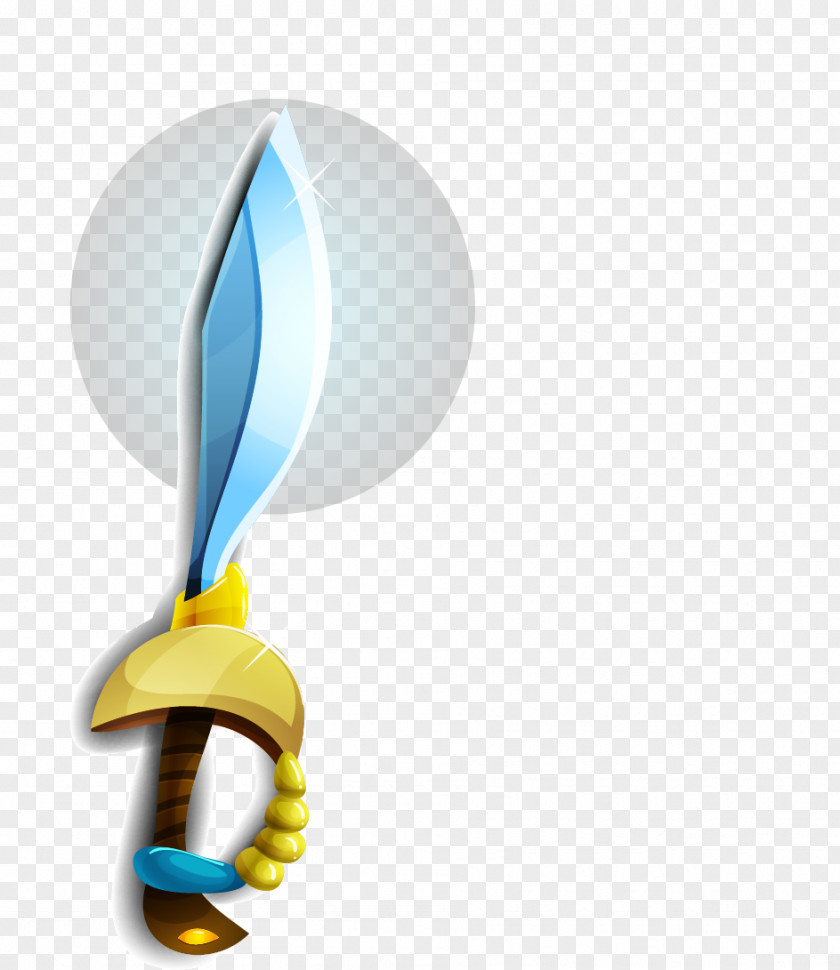 Vector Creative Cartoon Sword Weapon PNG