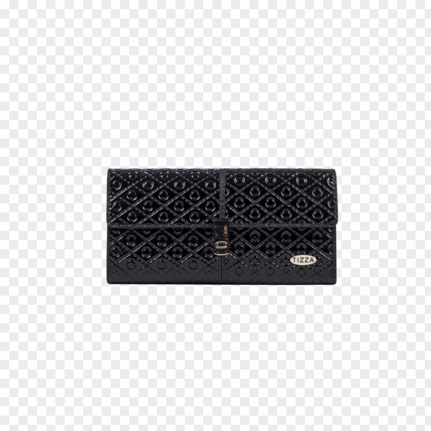 Wallet Handbag Rectangle Brand Black M PNG