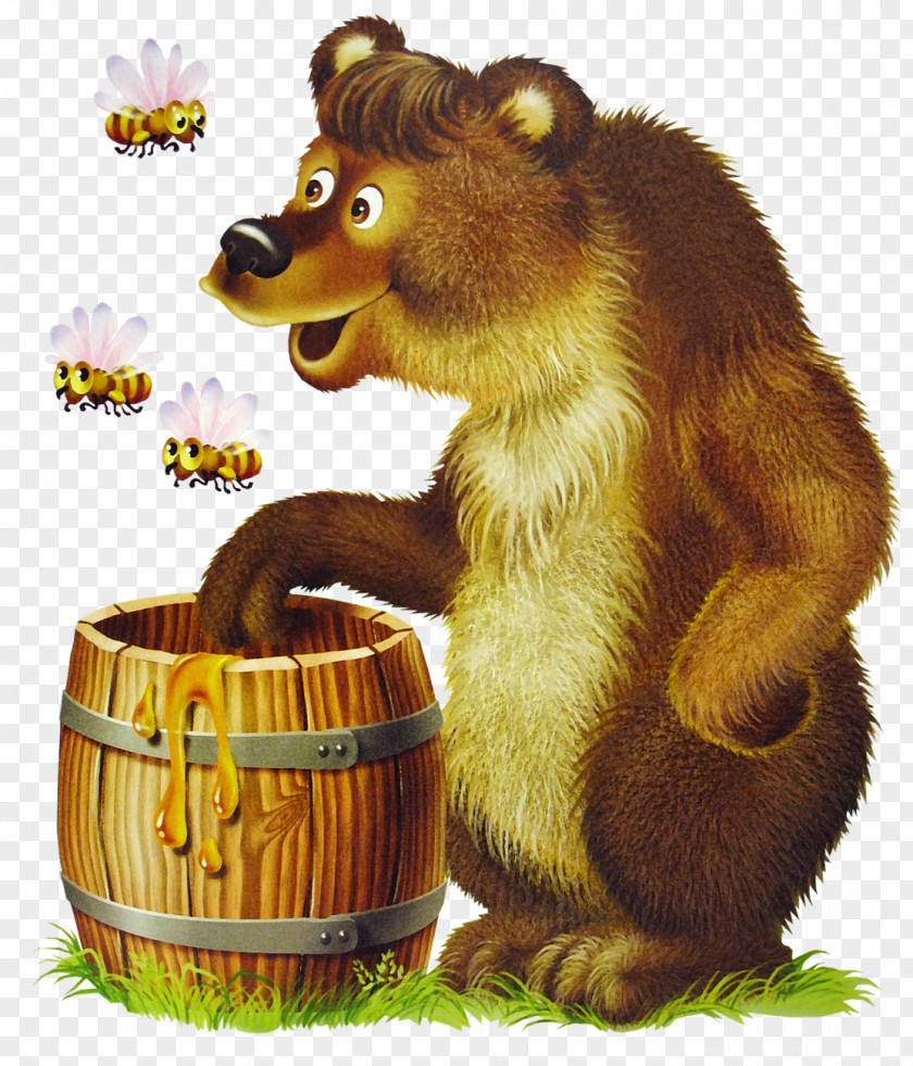 Bear Russia Child Verse Candy Honey PNG