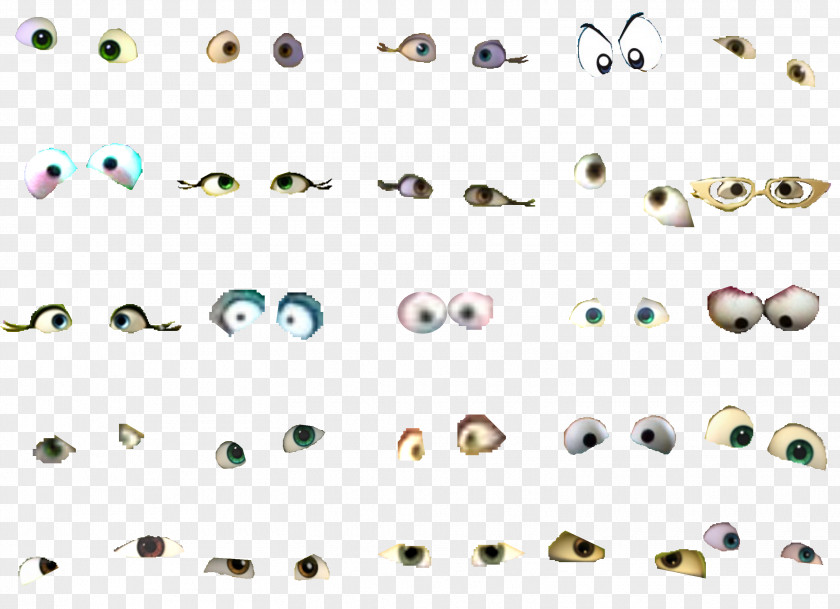 Eyes Line Point Body Jewellery Font PNG