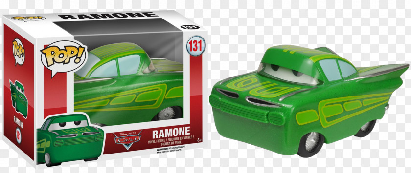 Painted Figure Lightning McQueen Mater Doc Hudson Ramone Cars PNG