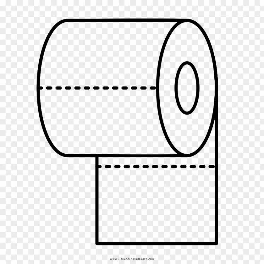 Toilet Paper Drawing Scroll Coloring Book PNG