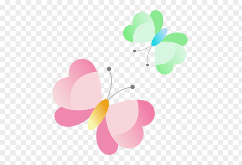 Colorful Butterfly Paper Clip Art PNG