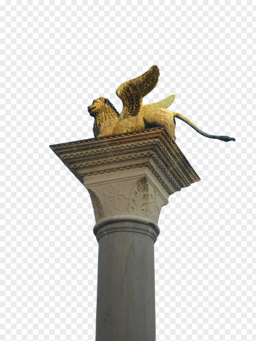 Greek Column Piazza San Marco Sculpture PNG