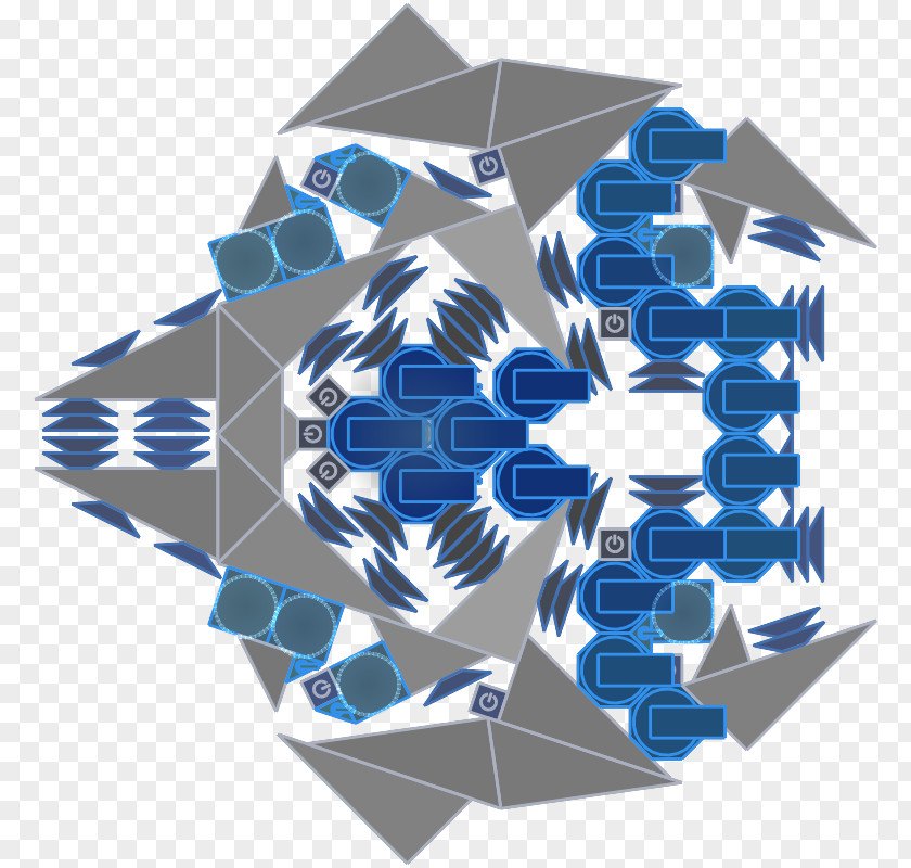 Khanda Manta Cube Symmetry PNG