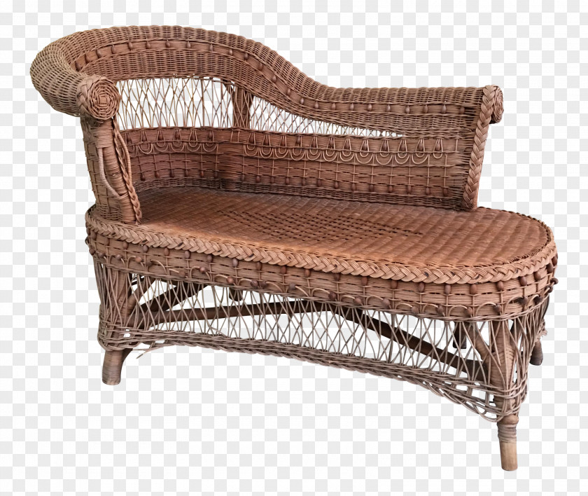 Rattan Table Furniture Couch Loveseat Wicker PNG