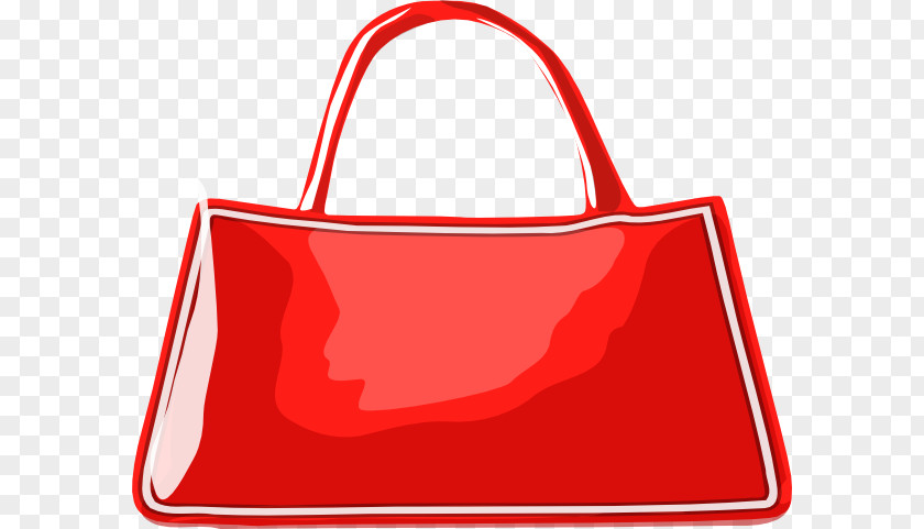 Red Purse Handbag Tote Bag Clip Art PNG