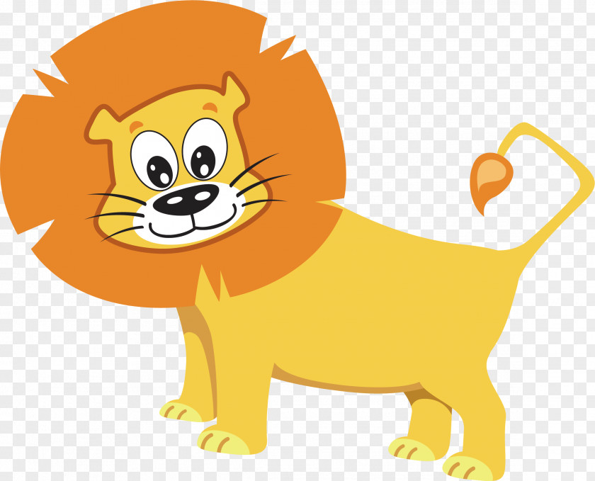 Lion Vector Element Tiger Whiskers PNG
