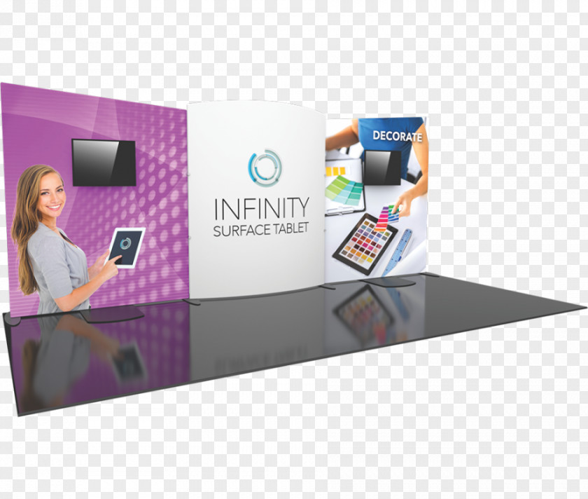 Merchandise Display Stand Textile Printing Material Television Show Design PNG