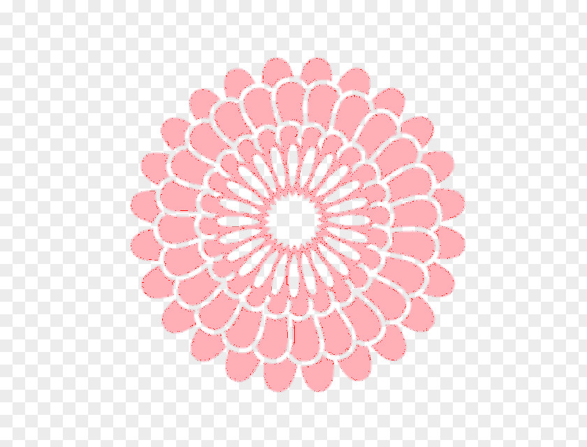 Pedicel Petal Pink Doily Textile Pattern PNG