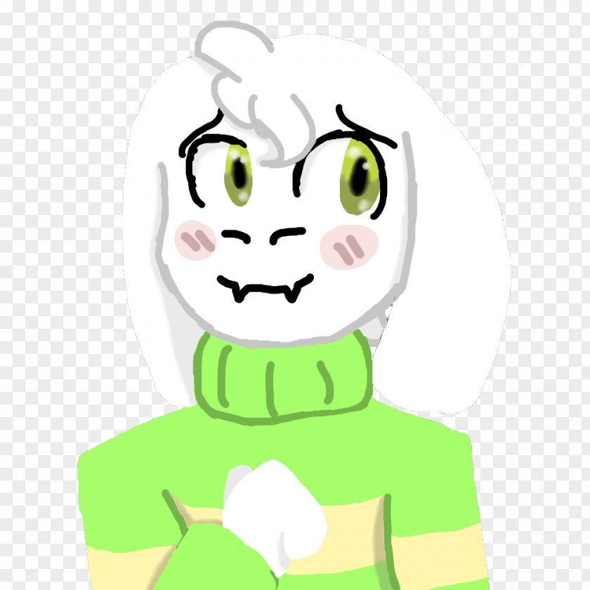 Undertale Asriel Green Clip Art PNG