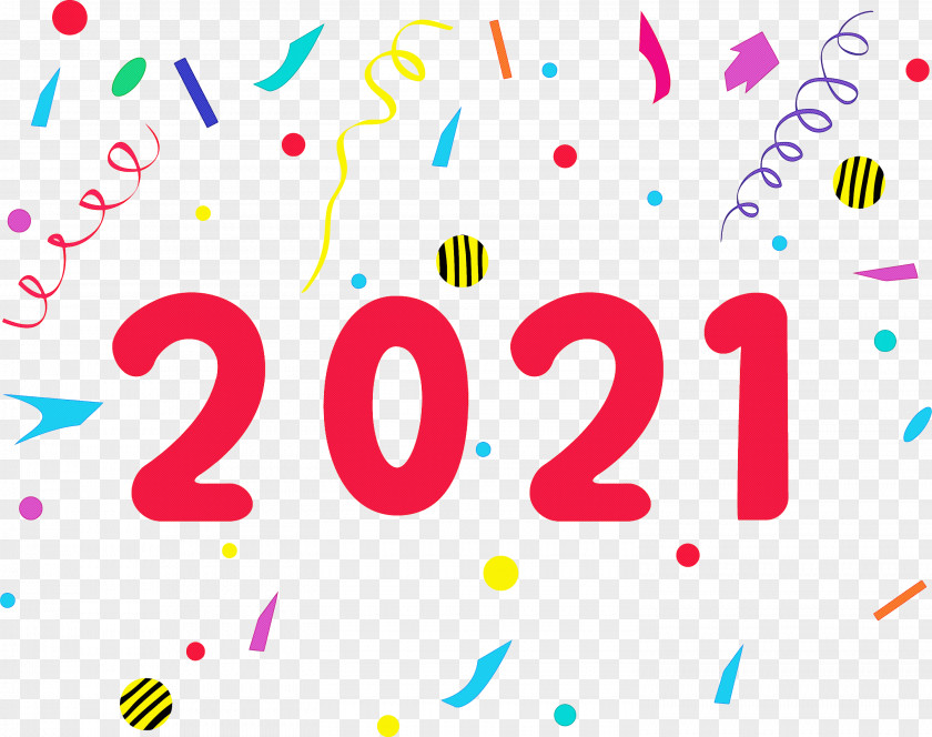 2021 Happy New Year PNG