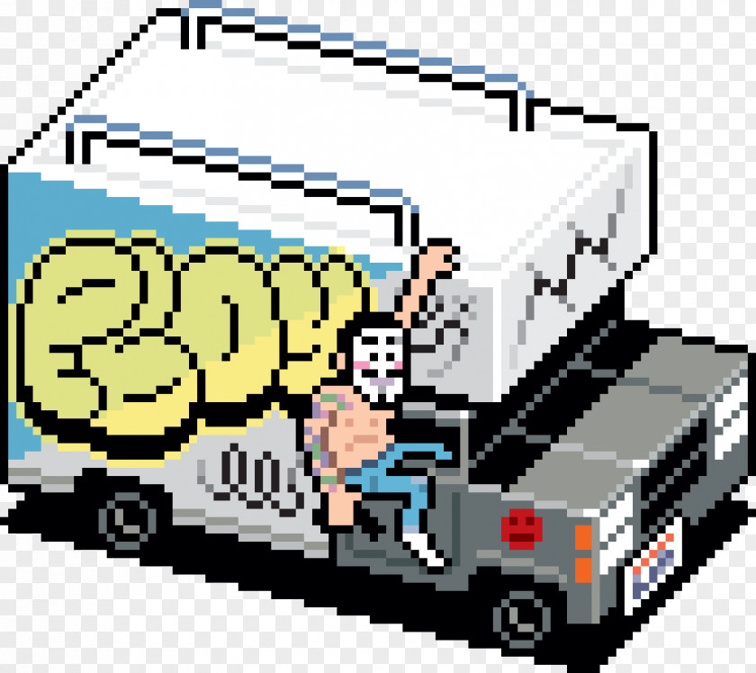 Egyptian Pound EBoy 0 Pixel Art Vehicle Kickstarter PNG