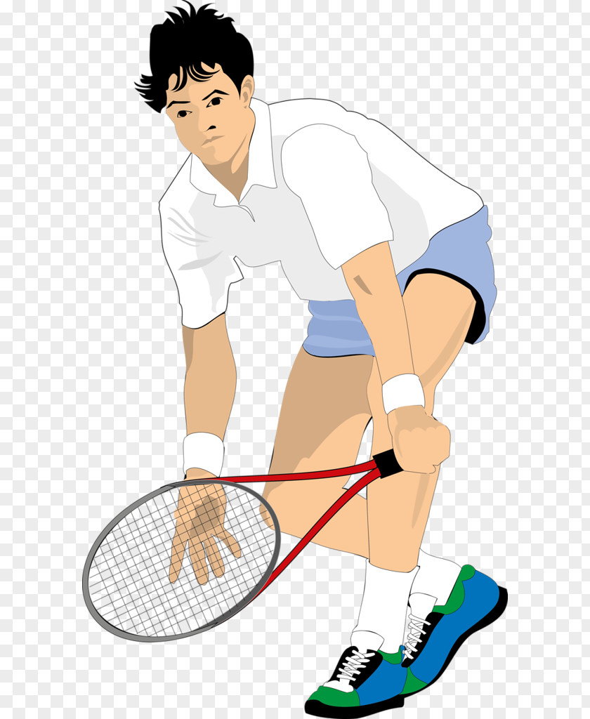 Tennis Player Cartoon Clip Art PNG