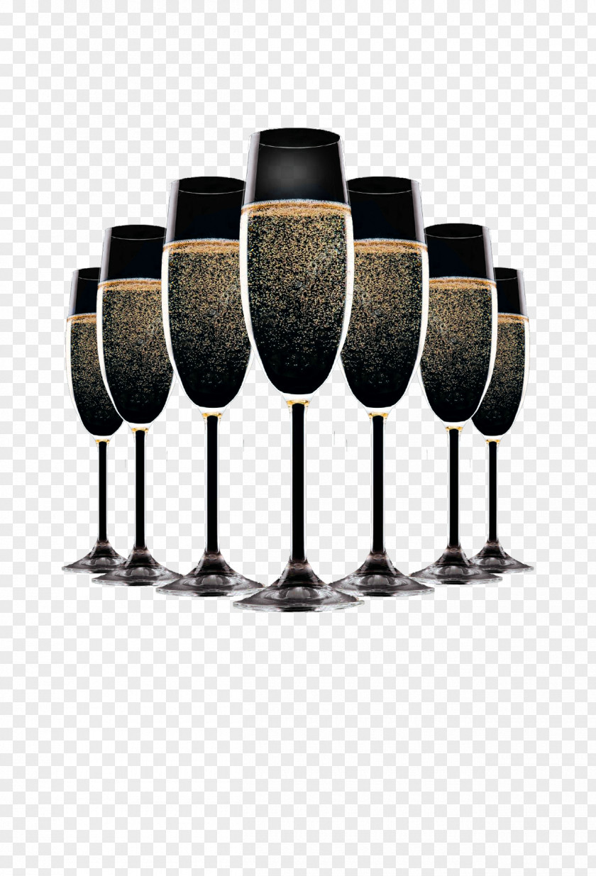 Champagne Flyer New Years Eve Party PNG