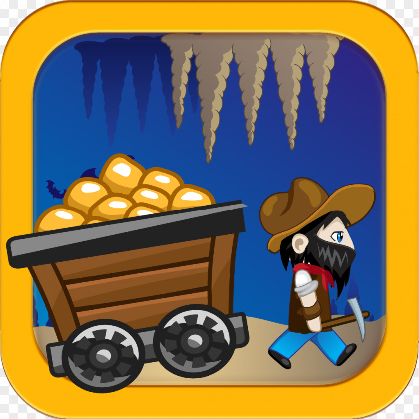 Gold California Rush Game Mining PNG