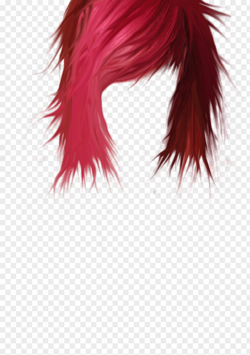 Hair Black Coloring Red PNG