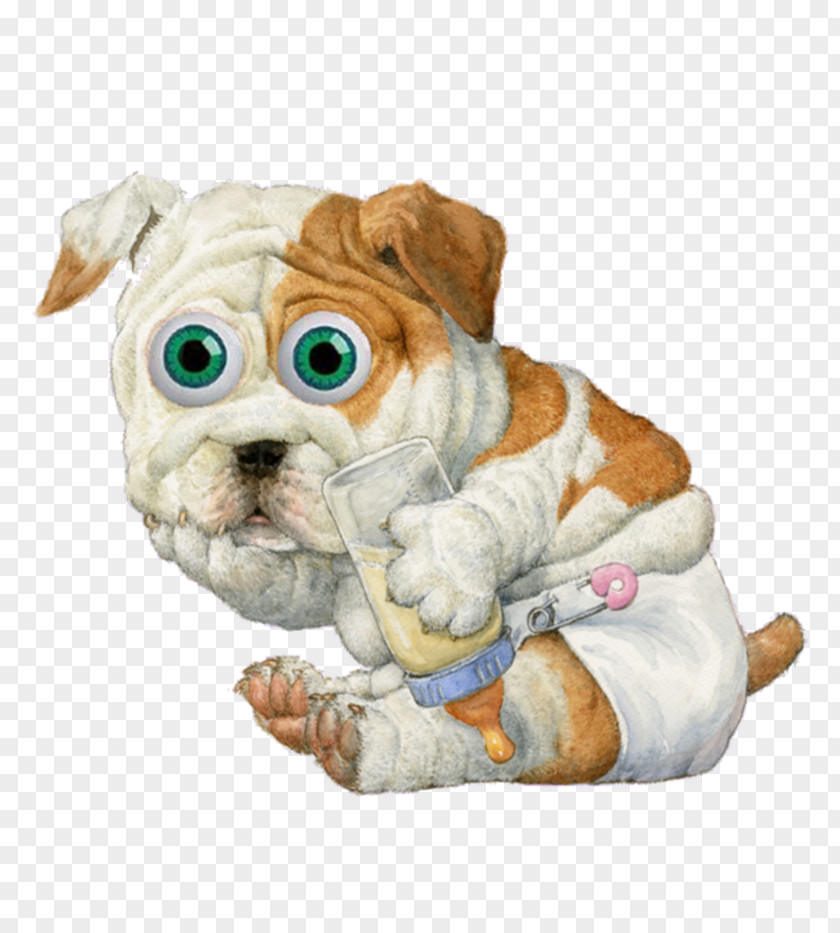 Puppy Bulldog Illustrator Companion Dog Breed PNG