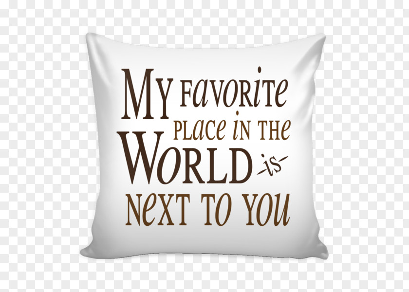 Valentine's Day Quotation Love Pillow Gift PNG
