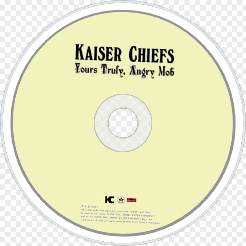 Angry Mob Compact Disc Yours Truly, Kaiser Chiefs Stay Together Education, Education & War PNG
