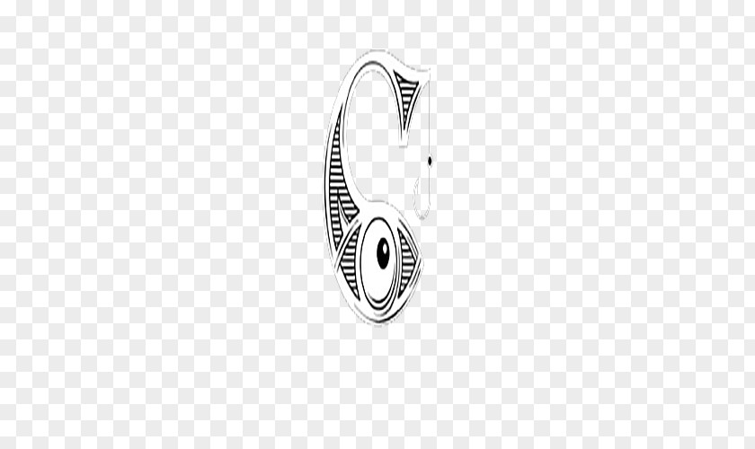 Eye Letter G Logo White PNG
